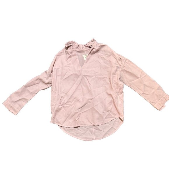 A SHIRT THING penelope cotton shirt Top Blouse - pink blouse size Small $245 - Picture 2 of 5